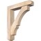 Ekena Millwork Balboa Craftsman Smooth Bracket w/ Offset Brace, Douglas Fir, 5 1/2"W x 26"D x 30"H BKT0604X26X30BOA04SDF - alternate 1